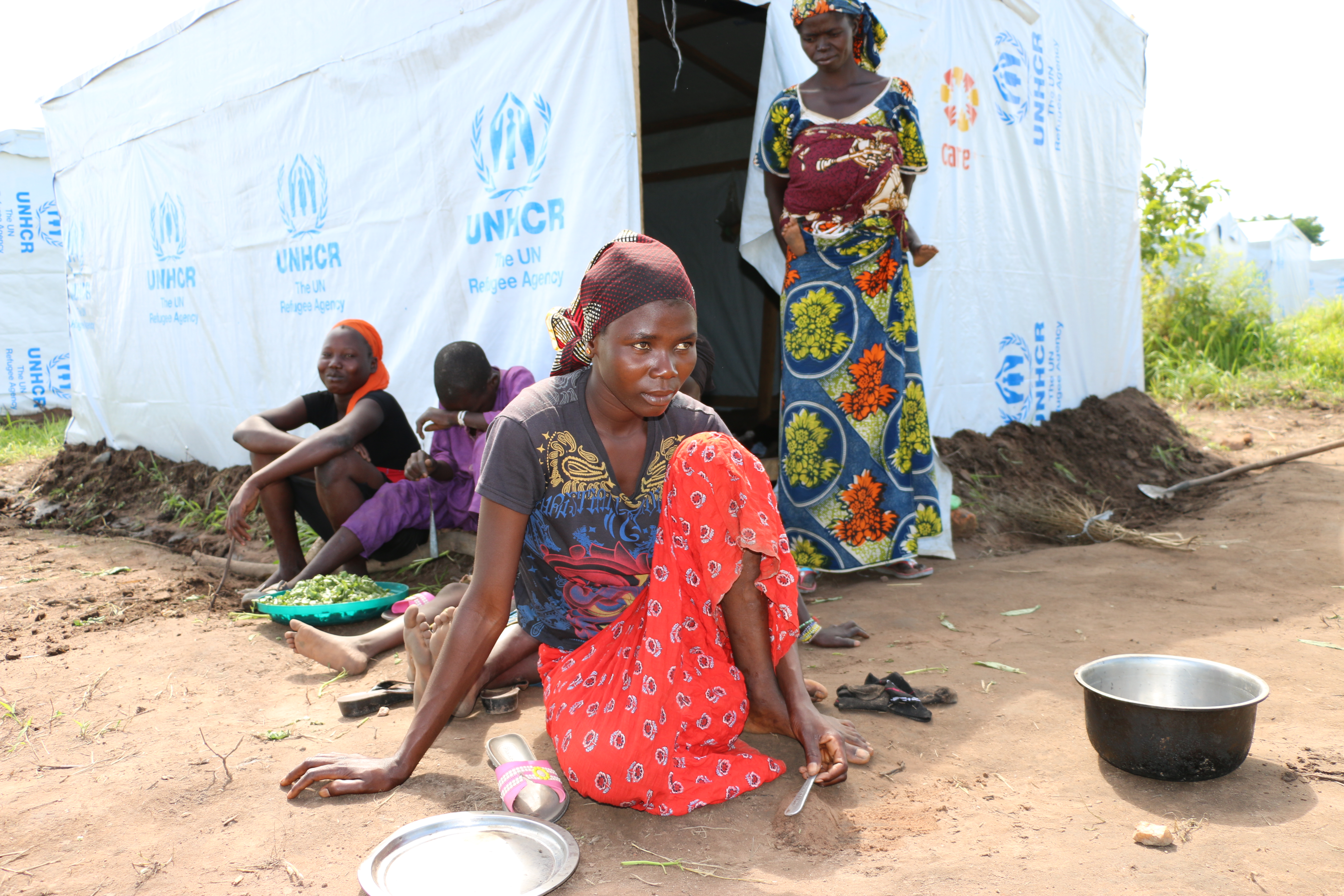 Displaced by conflicts, hit by food shortage
