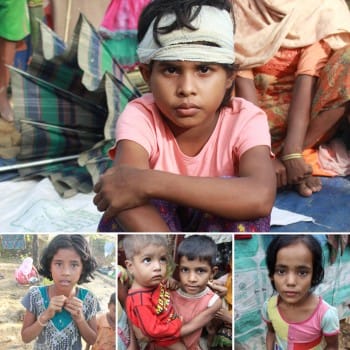 Collage - Rohingya Children
