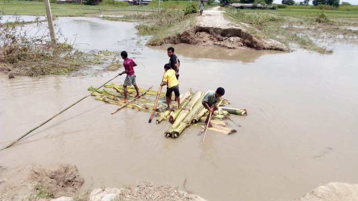 Image showing flood situation in Jhapa