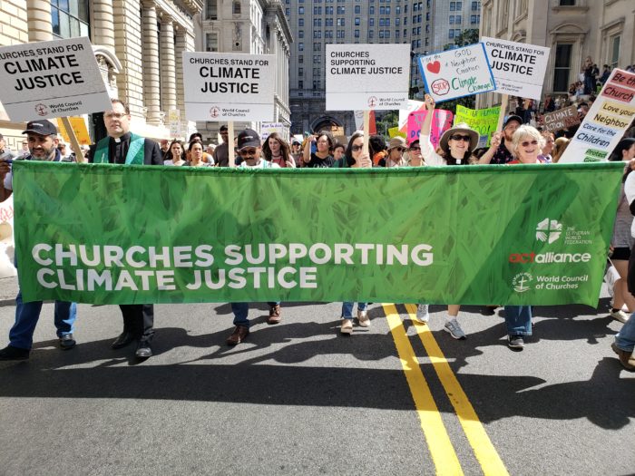 Churches supporting climate justice