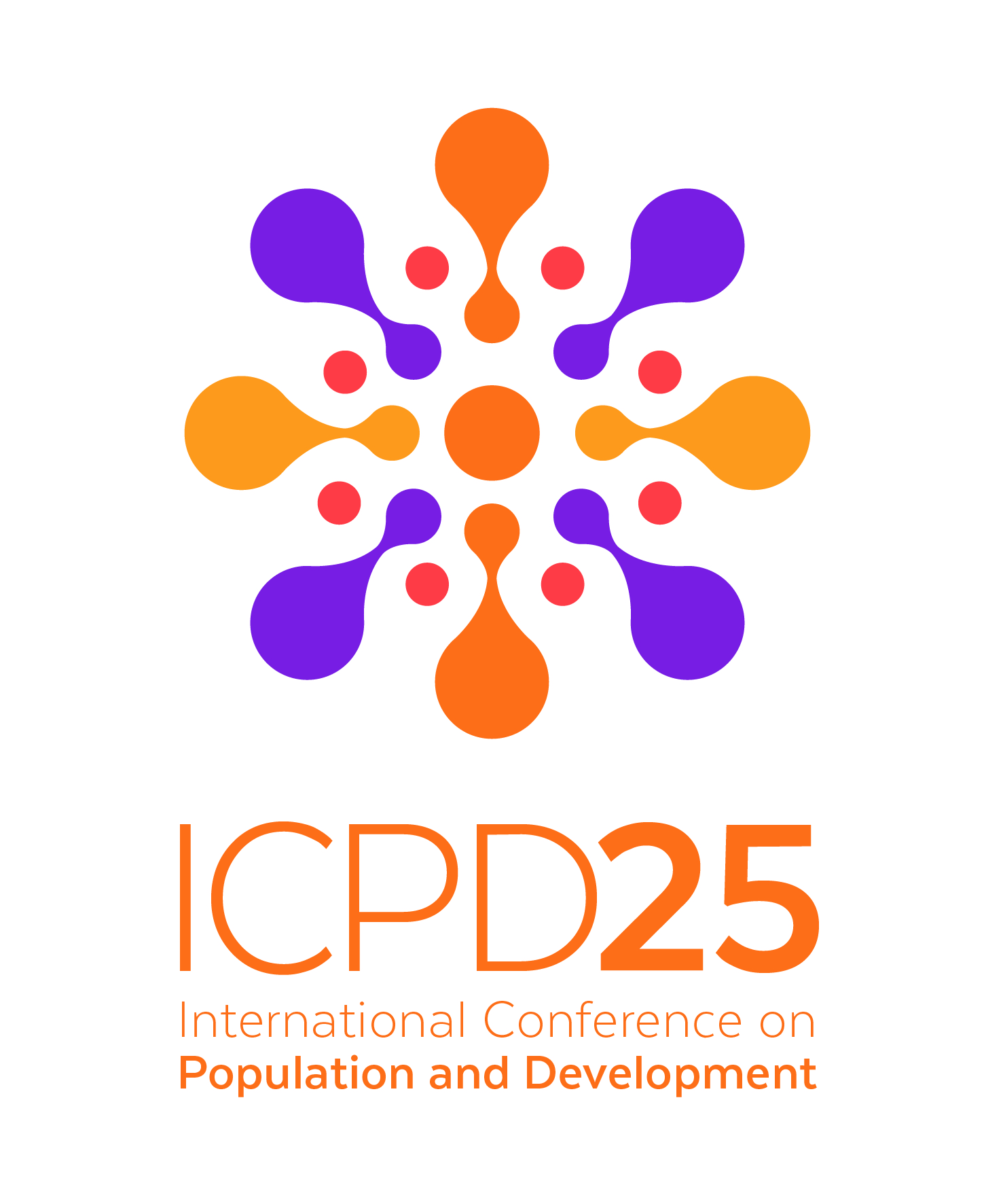25. ICPD 25. Icpd25 International Conference on population and Development logo. International Conference logo. UNFPA logo.