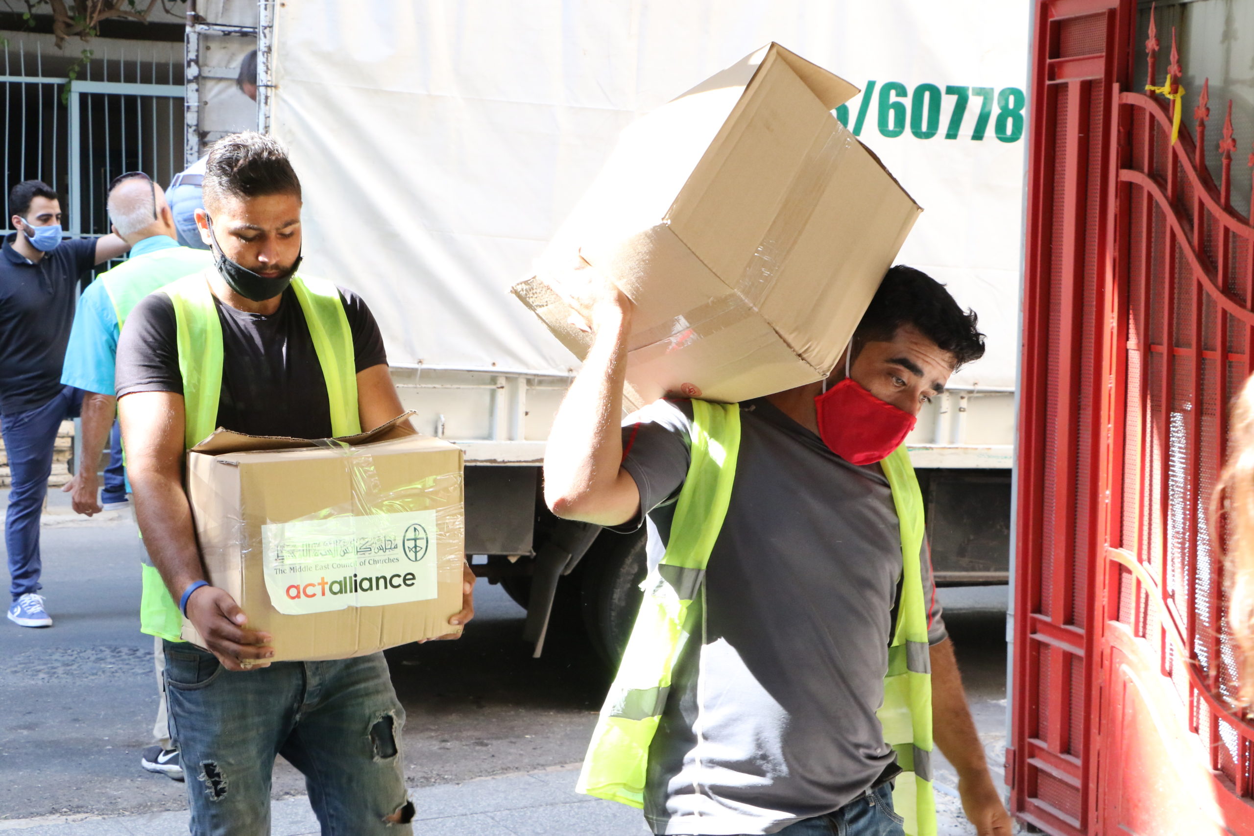 Ongoing humanitarian support in Beirut