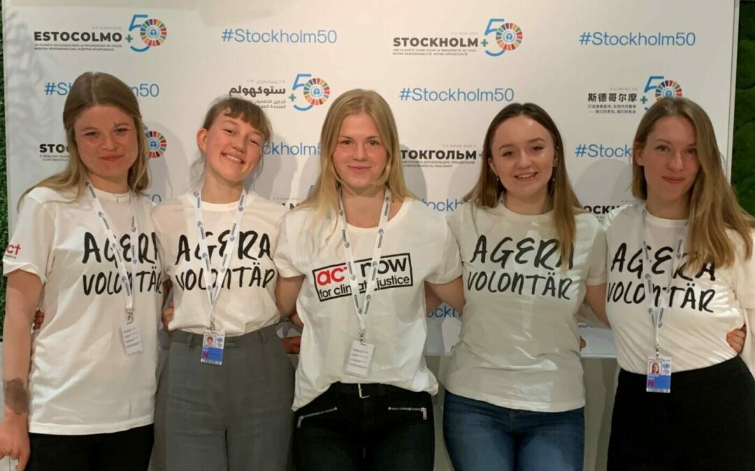 ACT Alliance at Stockholm+50 : Youth taking Lead