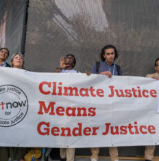 COP28 Press release: Media action- Two sides of the same coin: Climate and Gender Justice